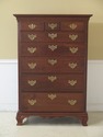 F48537EC: Restored Antique Chippendale Walnut High