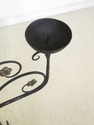 F48584EC: Hand Crafted Wrought Iron Tall Candlesti