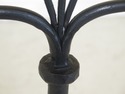 F48584EC: Hand Crafted Wrought Iron Tall Candlesti