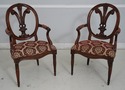 L66082: Set of 8 HENREDON Plum Back Regency Dining