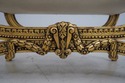 F65873: French Louis XIV Gold Finish Carved Bench