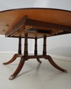 65535: ETHAN ALLEN Round Mahogany Dining Room Tabl