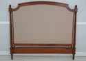 F66716: French Louis XV Upholstered Back Bed Headb