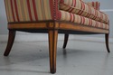 66717: Adam Style Satinwood Inlaid Loveseat Settee