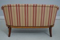 66717: Adam Style Satinwood Inlaid Loveseat Settee