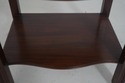 F71103: Pair Chippendale Mahogany 2 Drawer Nightst