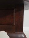 71126: STICKLEY 1 Drawer Oval Mahogany Lamp Table
