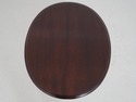 71126: STICKLEY 1 Drawer Oval Mahogany Lamp Table