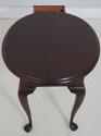 71126: STICKLEY 1 Drawer Oval Mahogany Lamp Table