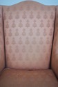 L71131: Pair HICKORY CHAIR CO Queen Anne Wing Chai
