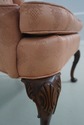 L71131: Pair HICKORY CHAIR CO Queen Anne Wing Chai