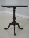71129: STICKLEY Pedestal Base Mahogany Lamp Table