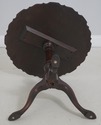 71129: STICKLEY Pedestal Base Mahogany Lamp Table