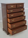 71135: STICKLEY Cherry 2 Over 5 Drawer High Chest