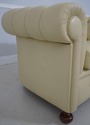 L71181: Pair Creme Color Leather Chesterfield Chai