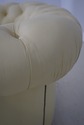 L71181: Pair Creme Color Leather Chesterfield Chai