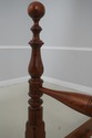 71133: STICKLEY Full Size Cherry Cannonball Bed