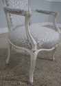 62589EC: Pair French Louis XV Custom Upholstered O