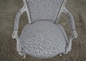 62589EC: Pair French Louis XV Custom Upholstered O