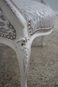 62589EC: Pair French Louis XV Custom Upholstered O