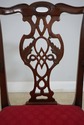 L62558EC: Set of 6 BAKER Chippendale Mahogany Dini