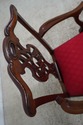 L62558EC: Set of 6 BAKER Chippendale Mahogany Dini