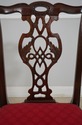 L62558EC: Set of 6 BAKER Chippendale Mahogany Dini