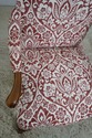 L62587EC: Ball & Claw Newly Upholstered Vintage Ar