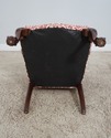 L62587EC: Ball & Claw Newly Upholstered Vintage Ar