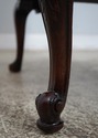 62586EC: Georgian Style Carved Mahogany Newly Upho