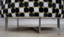 F62592EC: Round Mid Century Modern Steel Base Otto