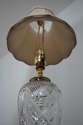 LF62603EC: WATERFORD Crystal Small Table Lamp w. B