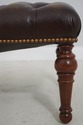 L71229: STICKLEY Tufted Leather Leopold Chair & Ot