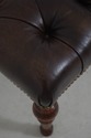 L71229: STICKLEY Tufted Leather Leopold Chair & Ot