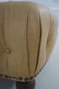 71190: Chesterfield Style Tufted Leather Ottoman S