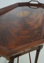 LF71195: COUNCILL Fixed Tray Flame Mahogany Inlaid