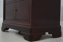 L71212: Pair STICKLEY Marble Top Empire Cherry Nig