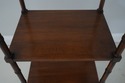 L71185: Regency Style 4 Tier Mahogany Bamboo Form 