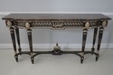 L71175: French Louis XVI Style Marble Top Console 