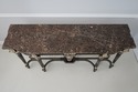 L71175: French Louis XVI Style Marble Top Console 