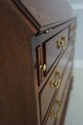 71218: EJ VICTOR Inlaid Mahogany Secretary Desk Bo