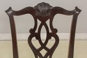 58134EC: Pair STICKLEY Chippendale Mahogany Ball &