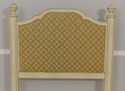 58128EC: Pair Twin Size Painted Finish Upholstered
