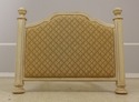 58128EC: Pair Twin Size Painted Finish Upholstered