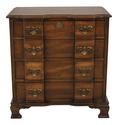 58144EC: SANFORD Blockfront Mahogany Bachelor Ches