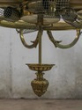 F56733EC: Monumental French Style Bronze Chandelie