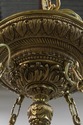 F56733EC: Monumental French Style Bronze Chandelie