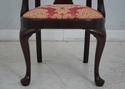 L65745: Set of 8 STICKLEY Damask Upholstered Mahog