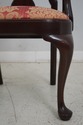 L65745: Set of 8 STICKLEY Damask Upholstered Mahog