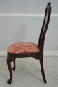 L65745: Set of 8 STICKLEY Damask Upholstered Mahog